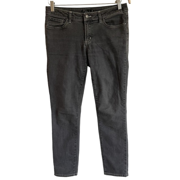 PrAna Kayla Gray-Wash Denim Skinny Pants, Size 8/29 - Picture 3 of 8